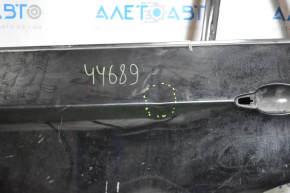 The door is bare, rear left, BMW X5 E70 07-13, defect: black, bent door frame, and a strong dent at the bottom