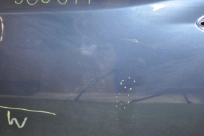 Door bare rear left Nissan Pathfinder 13-15 under chrome molding Hybrid blue RBG, dents