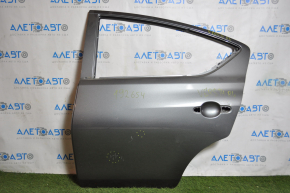 Door bare rear left Nissan Versa 12-19 usa graphite KAD, bumps