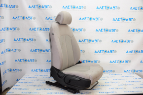 Passenger seat Hyundai Sonata 15-17 without airbag, mechanical, gray cloth, scratches, dry cleaning