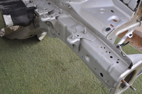 Front quarter left Lincoln MKC 15-19 silver, with center pillar