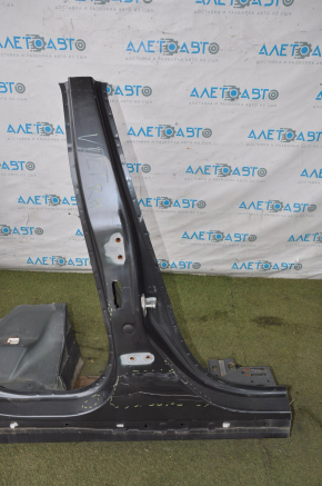 Quarter wing rear right Chevrolet Volt 11-15 graphite with central pillar, dented, bumps