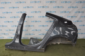 Quarter wing rear left Chevrolet Volt 11-15 graphite with central pillar, dented, bumps
