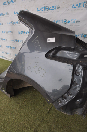 Quarter wing rear left Chevrolet Volt 11-15 graphite with central pillar, dented, bumps