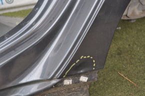 Quarter wing rear left Chevrolet Volt 11-15 graphite with central pillar, dented, bumps