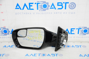 Left side mirror complete Hyundai Santa FE Sport 13-16 prerest 5 pins white