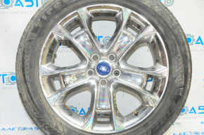 Wheel disk R18 Ford Escape MK3 13-19 type 1 chrome, light curb, chip