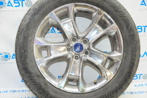 Wheel disk R18 Ford Escape MK3 13-19 type 1 chrome, curb, chips