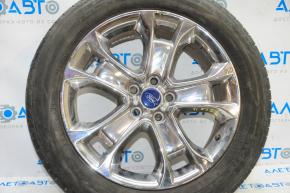 Wheel disk R18 Ford Escape MK3 13-19 type 1 chrome, light curb, chips