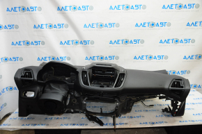 Torpedo front panel with AIRBAG Ford Escape MK3 13-16 prerest, cracks, dents, scratches