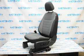 Driver's seat Ford Escape MK3 13-15 without airbag, electric, cloth, black and gray, for cleaning, the motor does not work forward and backward