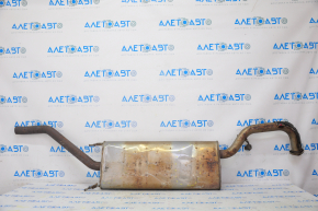Exhaust line middle part cut out catalytic converter Hyundai Santa FE Sport 13-16 2.4 dented