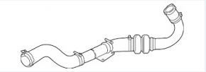 Right pipe Ford Escape mk3 13-16 1.6T plastic, 2 parts