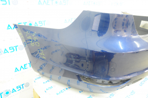 Bare rear bumper VW Jetta 11-14 USA hybrid, blue, worn, broken mount