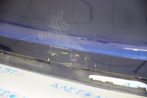 Bare rear bumper VW Jetta 11-14 USA hybrid, blue, worn, broken mount