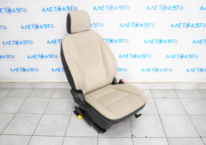 Chevrolet Volt 11-15 passenger seat with airbag, mechanic, beige leather