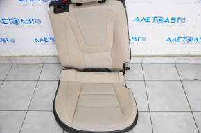 Rear row of seats 2nd row right Chevrolet Volt 11-15 leather beige, torn