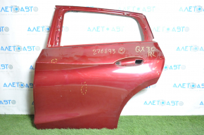 Door bare rear left Infiniti QX30 17-19 red NAJ, dented, bumps