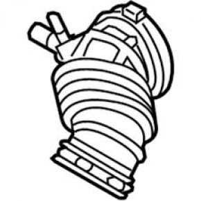 Air duct for the Ford Focus mk3 11-18 2.0 manifold