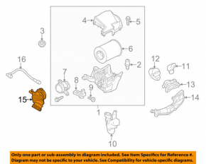 Air duct for the Ford Focus mk3 11-18 2.0 manifold