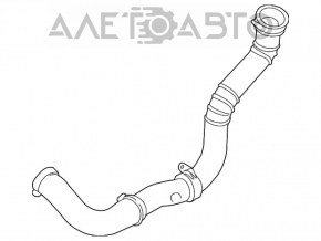 Rubber part of the left pipe Ford Escape mk3 13-16 1.6T