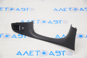 Rear right window lift control VW Jetta 11-18 USA with trim, chrome