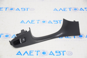 Front right window lift control VW Jetta 11-18 USA with trim, chrome