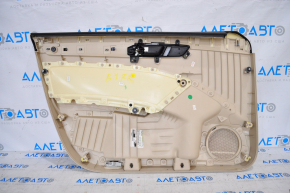 Door trim card front right VW Passat b7 12-15 USA beige, wood insert, broken fastener