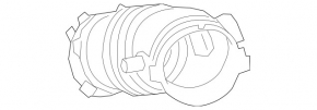 Air duct for Toyota Camry V70 18-24 2.5 manifold with resonator
