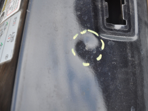 Front quarter left VW Tiguan 18-24 black, with central pillar, pokes