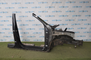 Front right quarter VW Tiguan 18-24 black, with central pillar