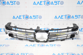 Radiator grill grill Toyota Camry v55 15-17 usa hybrid without emblem, no chrome fragment, tears, lower fasteners torn off