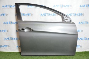 Door bare front right Hyundai Sonata 11-14 graphite P3, bumps