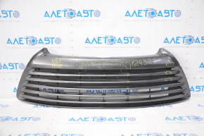 Front bumper grille Toyota Camry v55 15-17 usa LE is dented, fasteners are broken, tear, scratches
