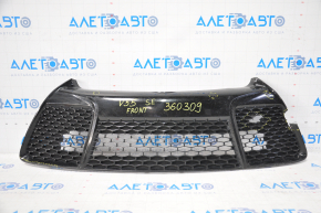 Front bumper grille Toyota Camry v55 15-17 usa SE fasteners torn off, no grille fragments, filed down