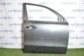 Door bare front right Acura MDX 14-20 graphite G537M, bumps, dent