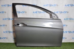 Door bare front right Hyundai Sonata 11-14 graphite P3, butt