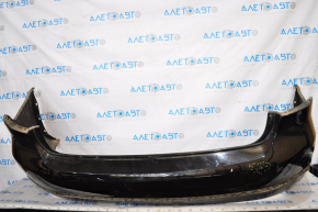 Bare rear bumper VW Passat b7 12-15 USA black chrome molding, scratches