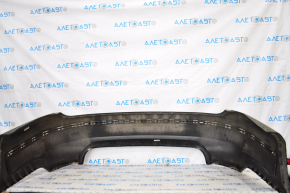 Bare rear bumper VW Passat b7 12-15 USA black chrome molding, scratches