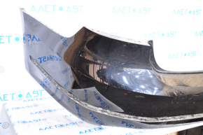 Bare rear bumper VW Passat b7 12-15 USA black chrome molding, scratches