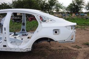 Quarter wing rear left Hyundai Sonata 15-19 white on the body