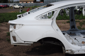 Quarter wing rear right Hyundai Sonata 15-19 white on the body