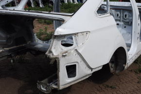 Quarter wing rear right Hyundai Sonata 15-19 white on the body