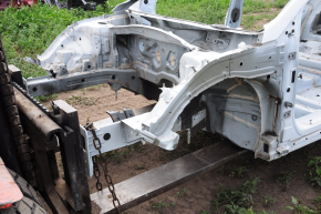 Front left quarter Hyundai Sonata 15-19 white on the body
