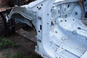 Front left quarter Hyundai Sonata 15-19 white on the body