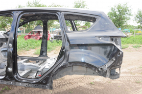 Quarter wing rear left Ford Escape MK3 13-19 black on body, butt