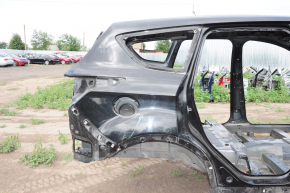Quarter wing rear right Ford Escape MK3 13-19 black on the body, pokes