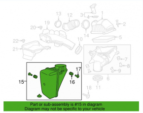 Garbage collector Acura MDX 16-18 rest