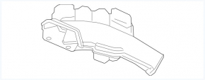 Rear air intake Acura MDX 14-15 prerest