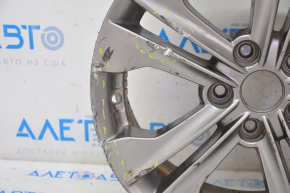Wheel disk R17 Hyundai Santa FE Sport 13-16 pre-restyling, curb, scratches